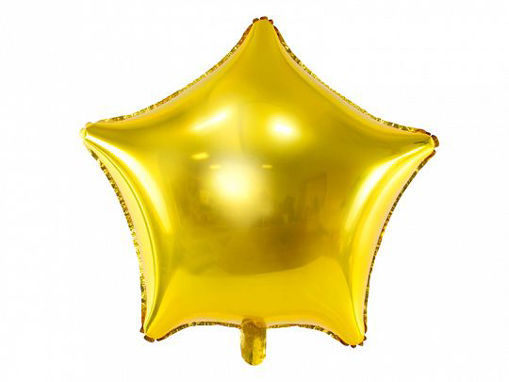 Picture of FOIL BALLOON STAR GOLD 34 INCH